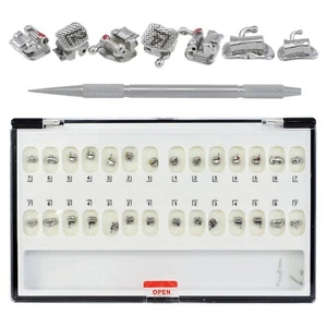 Brackets dentales DAMON Q ortodoncia autoligables brackets metálicos gancho Roth 022 345 - Imagen 1 de 18