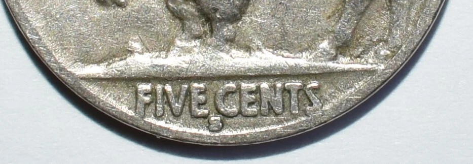 1935 S Buffalo Nickel Obverse, Reverse RPM Mint Errors S on S Full Date Overlap - Image 1 of 4