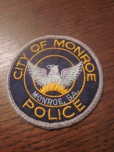 CITY OF MONROE GEORGIA GA POLICE PATCH - Picture 1 of 2