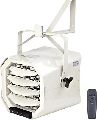 DR-910F 10,000-Watt 240V Heavy-Duty Hardwired Shop Garage Heater Wall/Ceiling Mo - Image 1 of 4