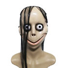 Halloween Horror With Long Hair Mask Funny Mask V-shaped Mouth Mask MoMo Mask