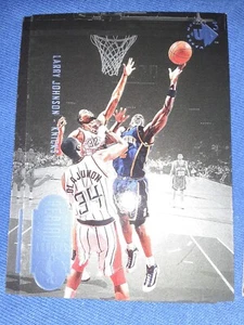 1996 Upper Deck UD3 #56 Larry Johnson New York Knicks, Hakeem Olajuwan Mvp Hof - Imagen 1 de 1
