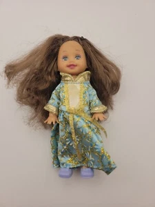 Barbie Kelly Doll 4" Masquerade Ball Princess Collection Mattel Blue Gown 2007 - Picture 1 of 4