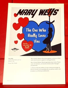 Mary Wells The One Who Really Loves You Album Cover Art PICTURE / PRINT 7.5"x5.5 - Picture 1 of 4