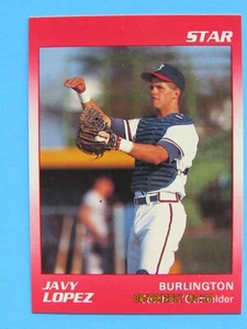 1990 STAR CO #16 JAVY LOPEZ MINOR LEAGUE ROOKIE NM-MT MINT RC - Picture 1 of 3