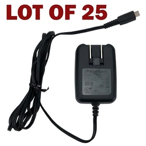 Lot 25 Charger Blackberry Cell Phones Wall Plug Adapter 5V 0.7A PSM04A-050RIMC - Picture 1 of 4