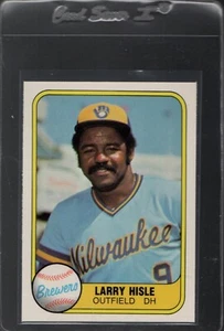 1981 Fleer Larry Hisle Baseball Card #509 CS1 Free Shipping #1 - Picture 1 of 2