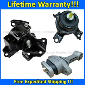 K2893 Engine Motor & Trans Mount Set 3pc For 2012-2013 Kia Soul 1.6L 2.0L AUTO - Picture 1 of 1
