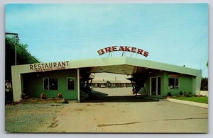 The Breakers Motel & Restaurant Redwood Highway California Crescent City c1950 - Picture 1 of 2