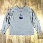 Reebok Indianapolis Colts NFL Equipment Play Dry Long Sleeve Shirt Men’s L Large