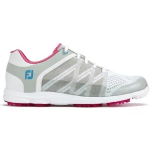 FootJoy Women’s Golf Shoes Sport SL 98027 White/Grey NWT 7.5 - Picture 1 of 8