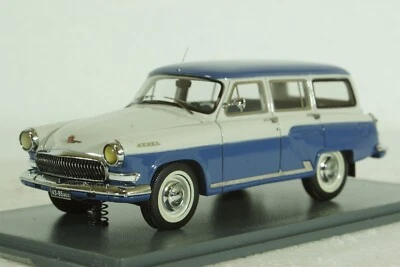 Gaz-M22 Volga 1960, blanco/azul, 43805, NEO 1:43 RARO Foto 1 de 4