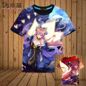 Camiseta Harajuku Fate/Grand Order Cosplay Ocio Verano Anime Manga Corta #23 - Imagen 1 de 6