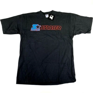 NWT VTG Starter Spell Out Logo Shirt Michael Jordan Single Stitch RARE USA Made - Picture 1 of 7