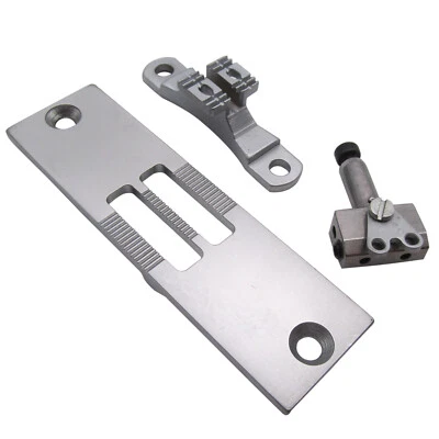 Needle Plate&Feed Dog&Needle Clamp FOR  Adler 467 767 Double Needle Sewing - Image 1 of 3