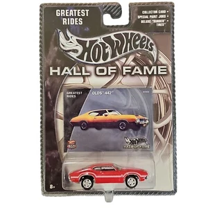 Hot Wheels Hall Of Fame Greatest Rides Olds 442 Oldsmobile 1:64 w/ Real Riders - Picture 1 of 2