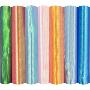 59"Width Hologram Fabric Transparent Doll Cloth Material Gauze Shiny Stage Decor - Picture 1 of 19