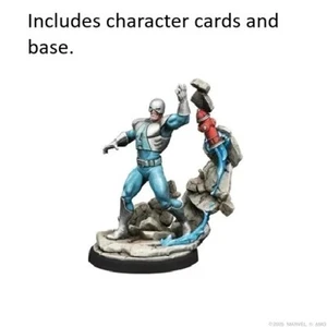 Avalanche model, stats card + base Marvel Crisis Protocol - Picture 1 of 2
