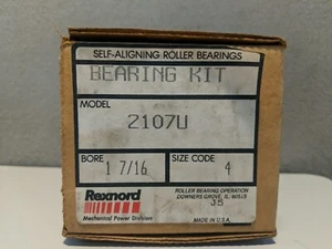 REXNORD 2107U 1-7/16" SPHERICAL ROLLER BEARING INSERT - Picture 1 of 4