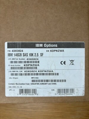 IBM 146GB Hard Drive Internal 10K RPM 43X0824 - Image 1 of 4