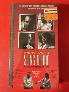 Some Folks Call It A Sling Blade VHS Movie Film 1995 Picture Start - Picture 1 of 2