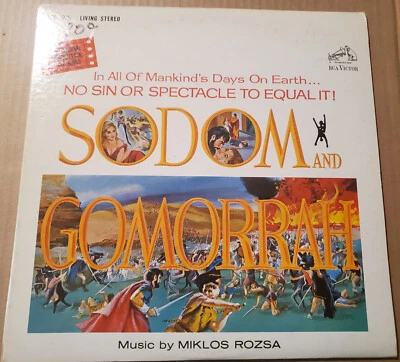 SODOM & GOMORRAH Soundtrack 33RPM LP LIVING STEREO Miklos Rozsa - Image 1 of 2
