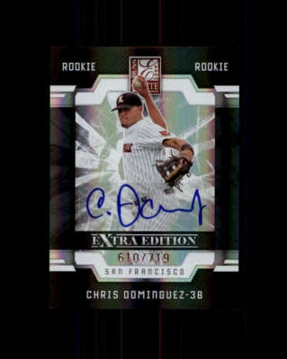 2009 Donruss Elite Extra Edition #143 Chris Dominguez AU 719 (ref 164570) - Image 1 of 2
