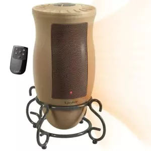 Designer Series 1500-Watt Electric Ceramic Oscillating Space Heater with Remote - Picture 1 of 9