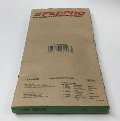Fel-Pro TCS 45935 Engine Crankshaft Seal Kit TCS45935 017-5624-8 - Image 1 of 4