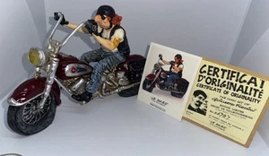 Guillermo Forchino “Le Biker” The Motorbike Motorcycle No 00990 With Certificate - Picture 1 of 9