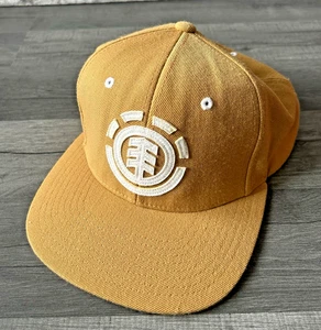 Element Starter SnapBack Cap Hat Skate Logo Brown Tan Caramel Sand 2010s Natural - Picture 1 of 12