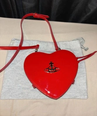 Vivienne Westwood red heart patent leather bag  - Image 1 of 4