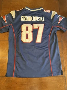 Cooles Nike NFL New England Patriots Rob Gronkowski #87 Youth Gr. XL Navy Trikot - Bild 1 von 12