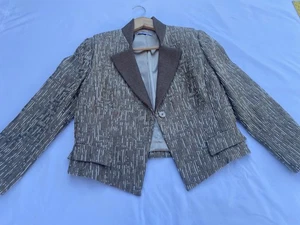 Chaqueta Blazer T TAHARI TALLA 8 BOTONES Forrada Multicolor - Imagen 1 de 8