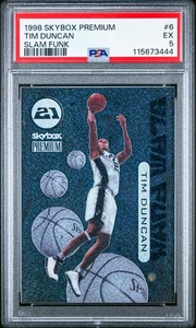 1998 SKYBOX PREMIUM TIM DUNCAN SLAM FUNK - Picture 1 of 2