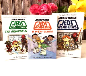Star Wars Jedi Academy Series Lot of 3 by Brown & Krosoczka PB - Foto 1 di 11