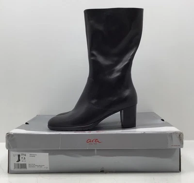Botas de cuero Ara Olympia para mujer en negro talla 10 M de EE. UU. Foto 1 de 4