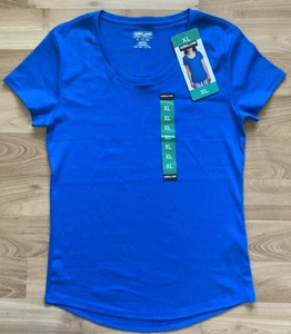 KIRKLAND Signature Ladies 100% Pima cotton Tee Blue size XL - Picture 1 of 5