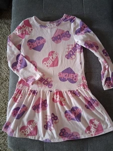 Girls Pink Barbie Dress - Picture 1 of 1