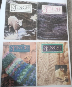Vintage Spin Off Magazine for Handspinners All 4 Editions from 1989 - Picture 1 of 4