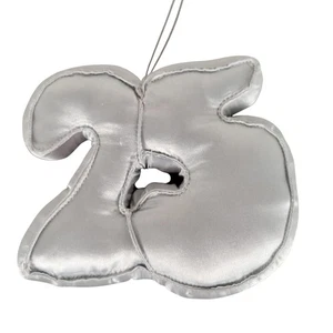 Amscan Silver 25th Anniversary Plush Hanging Decoration Party Decor Birthday - Picture 1 of 7