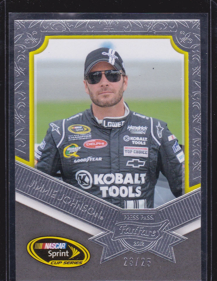 2012 Press Pass Fanfare Silver #21 Jimmie Johnson 23/25 - Image 1 of 1