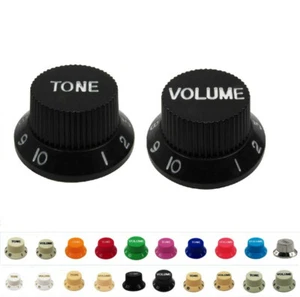NEW 2T 2V FD ST Style Guitar Knobs Tone & Volume Control Knobs - Picture 1 of 39
