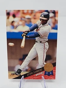 Deion Sanders 1993 Leaf Serie 2, #222 Atlanta Braves, Baseballkarte, mlb  - Bild 1 von 11