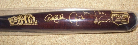 2020 Hall of Fame Inductees 22" mini baseball bat dark brown gold highlights Cover