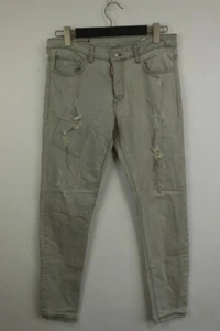 DSQUARED 2 Gray Wash Denim Skinny Fit Distressed Jeans Size 46 - Picture 1 of 24