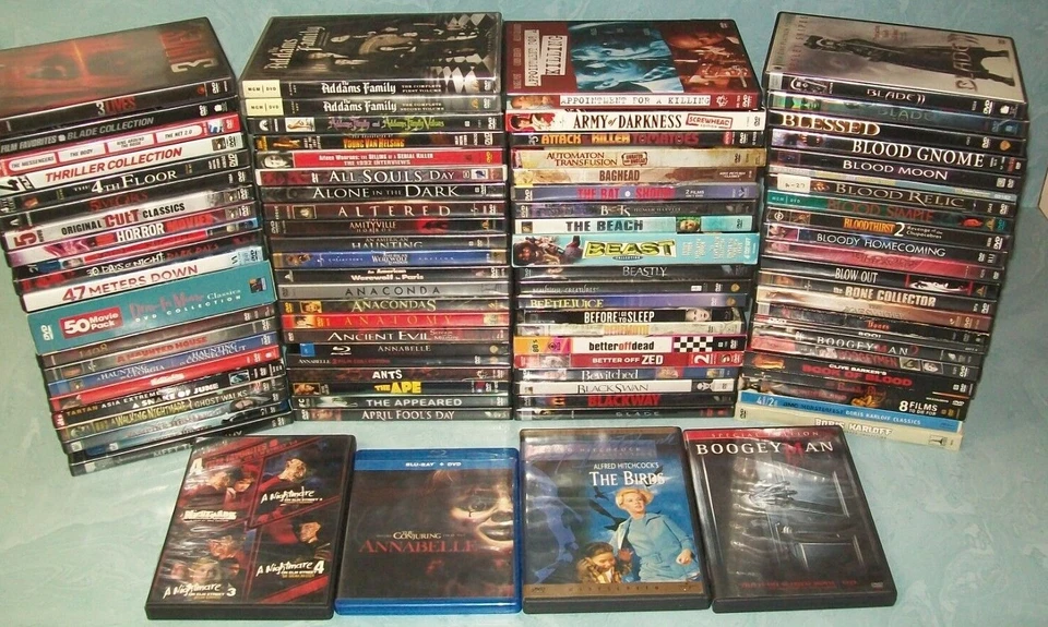 Horror DVDs and Blu-rays # to D $2.95 to $9.95 You Pick Buy More Save Up To 25% - Image 1 of 2