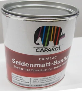 750 ml Caparol Capalac  Seidenmatt Buntlack weiß # - Bild 1 von 1