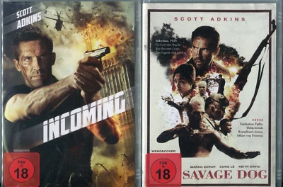 Incoming + Savage Dog [DVD] Scott Adkins Martial-Arts (NEU/OVP) Fsk 18 (UNCUT)