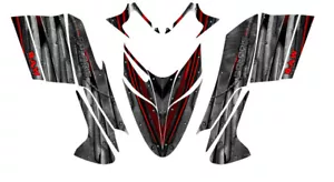 CALCOMANÍAS ENVOLVENTES DE TRINEO POLARIS IQ-RMK 600/800 metal rojo túnel 2005-2011 - Imagen 1 de 1